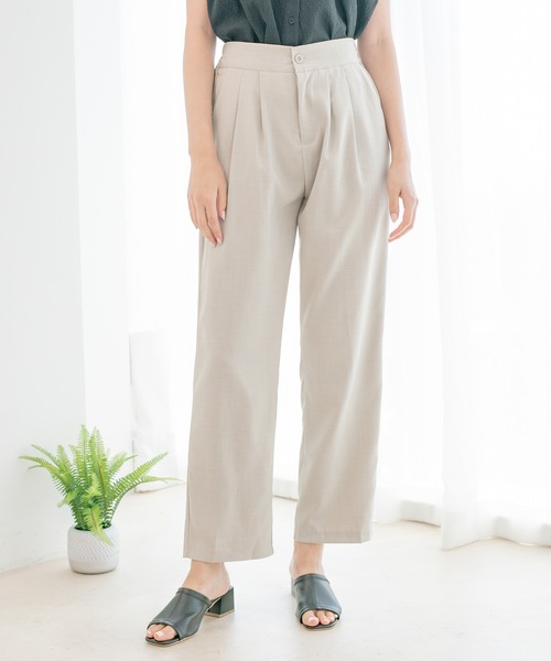 Jayro(ジャイロ)の「テーパードパンツ(その他パンツ・レディース・ベージュ/ネイビー/グリーン/ピンク/ブラック・FREE)」の1枚目の写真