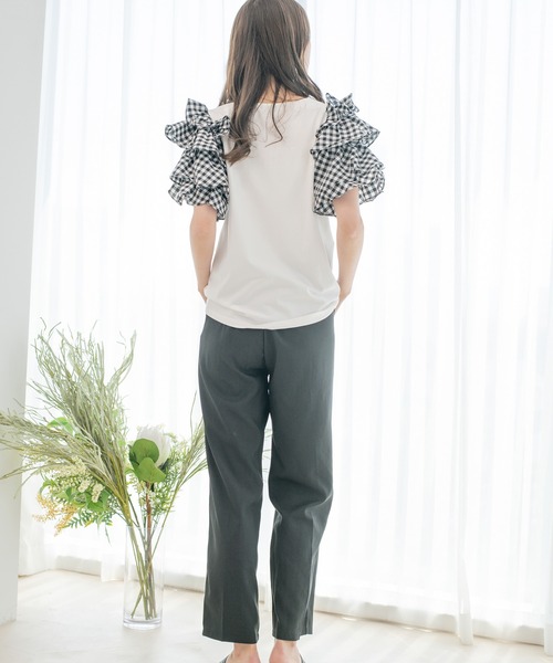 Jayro(ジャイロ)の「テーパードパンツ(その他パンツ・レディース・ベージュ/ネイビー/グリーン/ピンク/ブラック・FREE)」の10枚目の写真