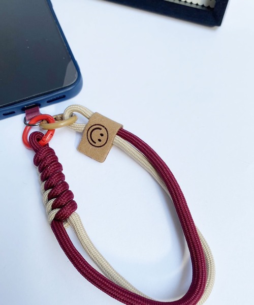 セール】スマイル スマートフォン リスト ストラップ / ハンド