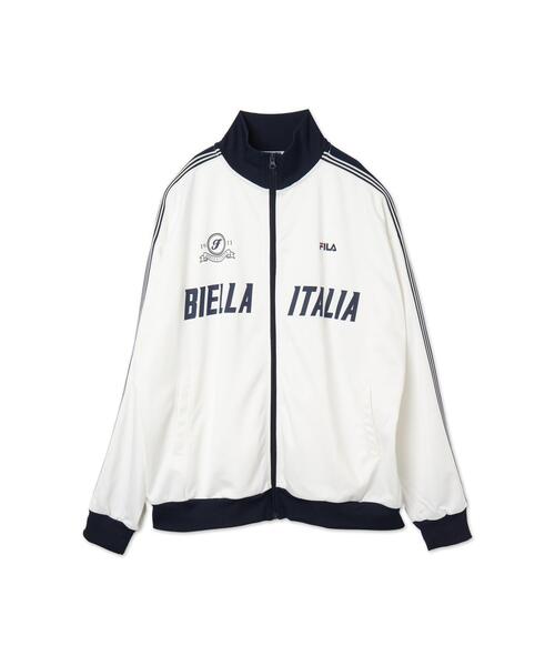 FILA（フィラ）の「∴WEGO/別注FILAライントラックジャケット（ジャージ・メンズ・ブラック/オフホワイト・LARGE/MEDIUM）」の14枚目の写真