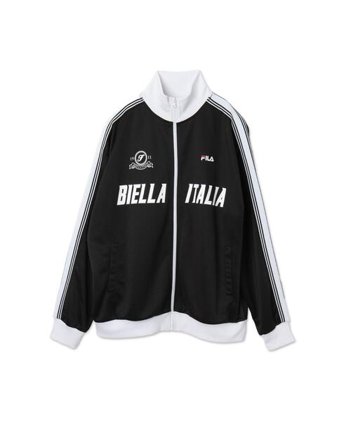 FILA（フィラ）の「∴WEGO/別注FILAライントラックジャケット（ジャージ・メンズ・ブラック/オフホワイト・LARGE/MEDIUM）」の13枚目の写真