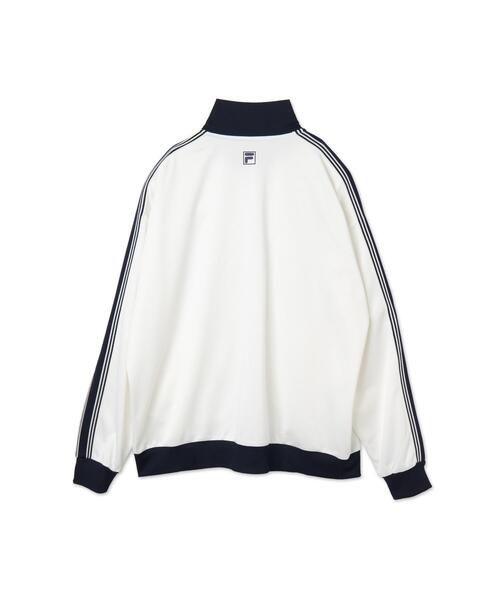 FILA（フィラ）の「∴WEGO/別注FILAライントラックジャケット（ジャージ・メンズ・ブラック/オフホワイト・LARGE/MEDIUM）」の15枚目の写真