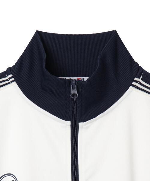 FILA（フィラ）の「∴WEGO/別注FILAライントラックジャケット（ジャージ・メンズ・ブラック/オフホワイト・LARGE/MEDIUM）」の16枚目の写真