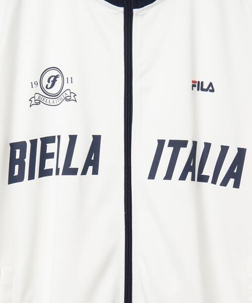 FILA（フィラ）の「∴WEGO/別注FILAライントラックジャケット（ジャージ・メンズ・ブラック/オフホワイト・LARGE/MEDIUM）」の17枚目の写真