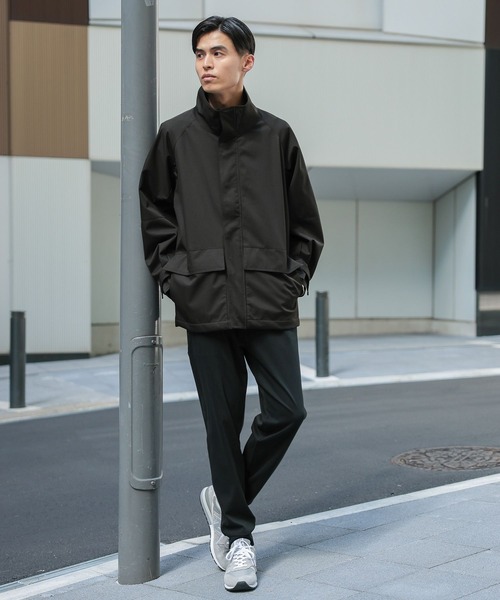 GLOBAL WORK Smile Seed Store（グローバルワーク スマイルシードストア）の「透湿防水スタンドブルゾン/131458（ブルゾン・メンズ・ブラック/チャコール・SMALL/MEDIUM/LARGE/X-LARGE）」の6枚目の写真