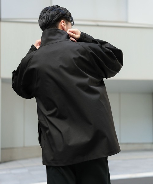 GLOBAL WORK Smile Seed Store（グローバルワーク スマイルシードストア）の「透湿防水スタンドブルゾン/131458（ブルゾン・メンズ・ブラック/チャコール・SMALL/MEDIUM/LARGE/X-LARGE）」の9枚目の写真