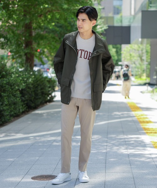 GLOBAL WORK Smile Seed Store（グローバルワーク スマイルシードストア）の「透湿防水スタンドブルゾン/131458（ブルゾン・メンズ・ブラック/チャコール・SMALL/MEDIUM/LARGE/X-LARGE）」の10枚目の写真