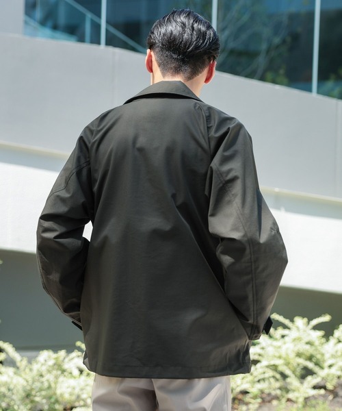 GLOBAL WORK Smile Seed Store（グローバルワーク スマイルシードストア）の「透湿防水スタンドブルゾン/131458（ブルゾン・メンズ・ブラック/チャコール・SMALL/MEDIUM/LARGE/X-LARGE）」の14枚目の写真