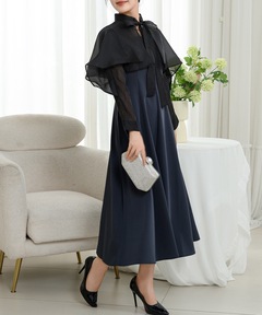 セール】UPPER EMBROIDERY FLARE DRESS（ドレス）｜Ameri