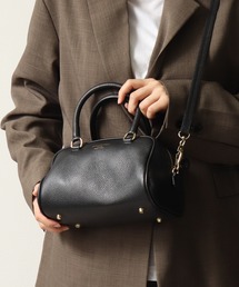 CHRISTIAN VILLA | 【CHRISTIAN VILLA/クリスチャンヴィラ】 シュリンクレザー ミニボストン ショルダーバッグ(ボストンバッグ)