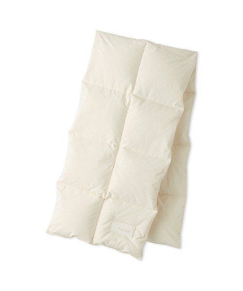 emmi（エミ）の「【emmi×TAION】キルティングダウンマフラー（マフラー・レディース・ブラック/オフホワイト・FREE）」の6枚目の写真