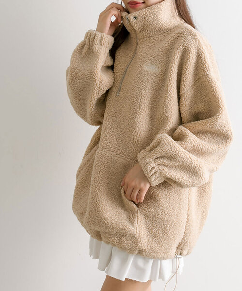 ひよこです‼️アルベロベロ　あったかボアチュニック ひよこです‼️アルベロベロ あったかボアチュニック