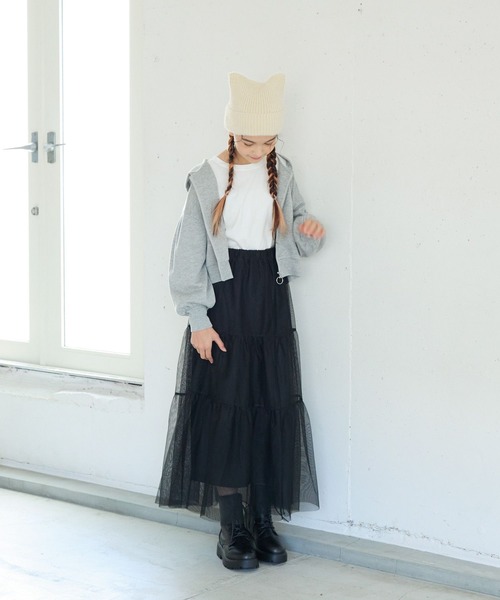 GLOBAL WORK(グローバルワーク)の「イージーDRYラメパーカー/139197(パーカー・キッズ・ブラック/杢グレー・140cm/160cm/150cm/130cm)」の4枚目の写真