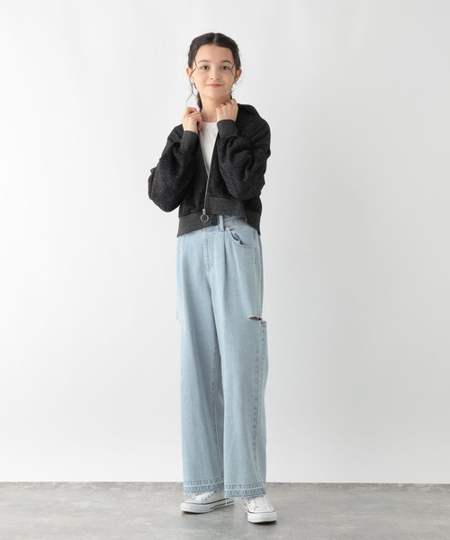 GLOBAL WORK(グローバルワーク)の「イージーDRYラメパーカー/139197(パーカー・キッズ・ブラック/杢グレー・140cm/160cm/150cm/130cm)」の19枚目の写真