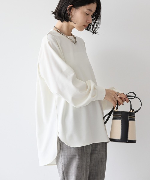 セール】バックタックロングプルオーバー（Tシャツ/カットソー