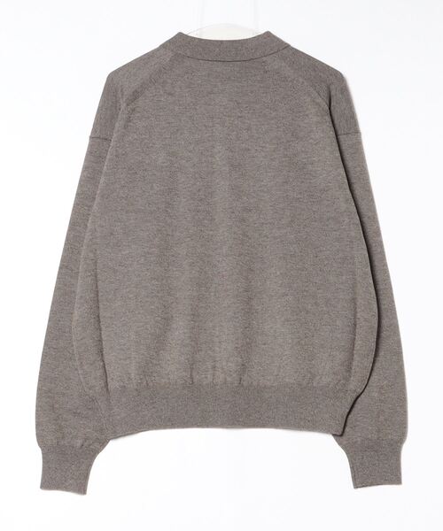 トップス crepuscule Knit Polo L/S crepuscule knit polo L/S