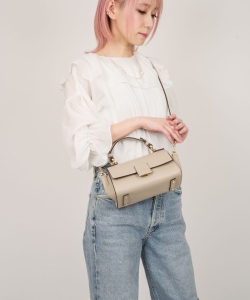 LORISTELLA（ロリステッラ）の「【LORISTELLA/ロリステッラ】BETH MINI ベスミニ ハンドバッグ　ショルダー ワンハンドル バッグ（ショルダーバッグ・レディース・クリーム/チャコールグレー/グレー/ライトブラウン/ブラック/ブラウン/モカ・FREE）」の21枚目の写真