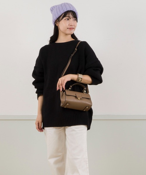 LORISTELLA（ロリステッラ）の「【LORISTELLA/ロリステッラ】BETH MINI ベスミニ ハンドバッグ　ショルダー ワンハンドル バッグ（ショルダーバッグ・レディース・クリーム/チャコールグレー/グレー/ライトブラウン/ブラック/ブラウン/モカ・FREE）」の20枚目の写真