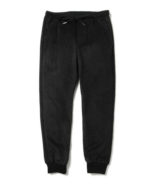 BEAMS(ビームス)の「BEAMS / ウール混 リブイージーパンツ(その他パンツ・メンズ・ライトグレー/ブラック・MEDIUM/LARGE/SMALL/X-LARGE)」の4枚目の写真