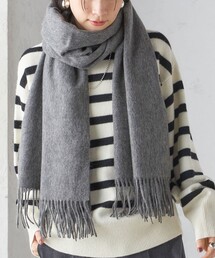 SHIPS | ウール カシミヤ ウォッシャブル ストール(マフラー)