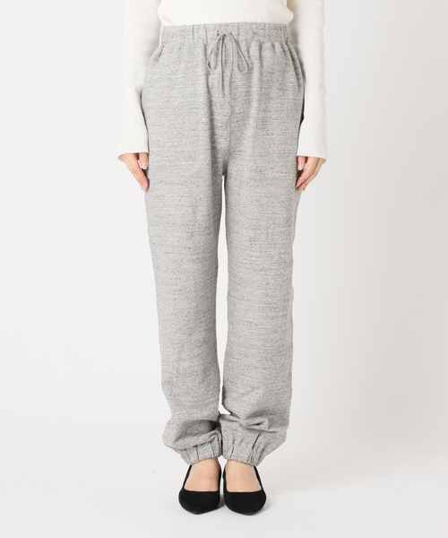 journal standard L'essage（ジャーナルスタンダードレサージュ）の「ストレッチウラケイージーパンツ（スウェットパンツ・レディース・ライトグレー/ホワイト・FREE）」の11枚目の写真