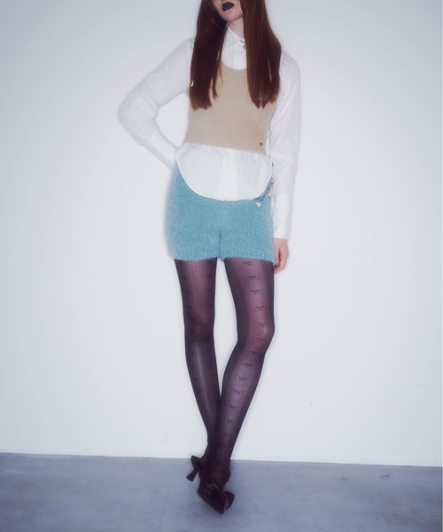 Carmelo(カーメロ)の「Toricot couche mohair pants(その他パンツ・レディース・ミント/ピンク・FREE)」の1枚目の写真