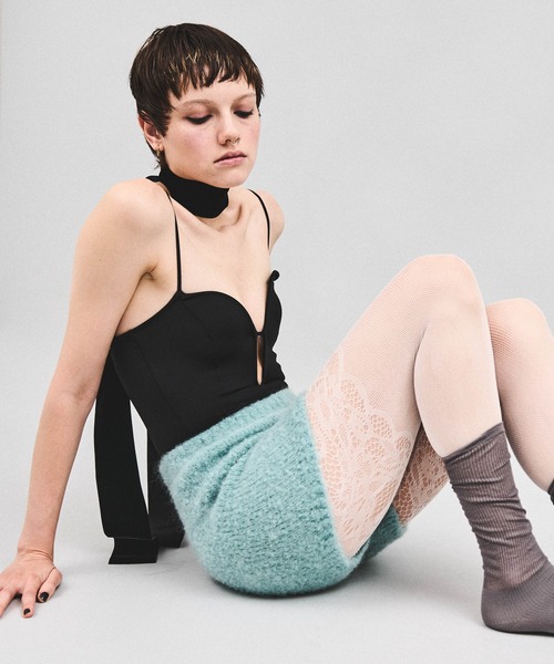 Carmelo(カーメロ)の「Toricot couche mohair pants(その他パンツ・レディース・ミント/ピンク・FREE)」の14枚目の写真
