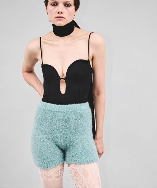 Carmelo(カーメロ)の「Toricot couche mohair pants(その他パンツ・レディース・ミント/ピンク・FREE)」の5枚目の写真