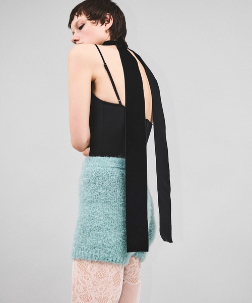 Carmelo(カーメロ)の「Toricot couche mohair pants(その他パンツ・レディース・ミント/ピンク・FREE)」の6枚目の写真