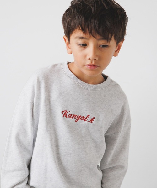 KANGOL（カンゴール）の「【KANGOL(カンゴール)】別注プリントプルオーバー(KIDS)（Tシャツ/カットソー・キッズ・ブラック/グリーン/ナチュラル・160cm/140cm/120cm/130cm/150cm）」の22枚目の写真