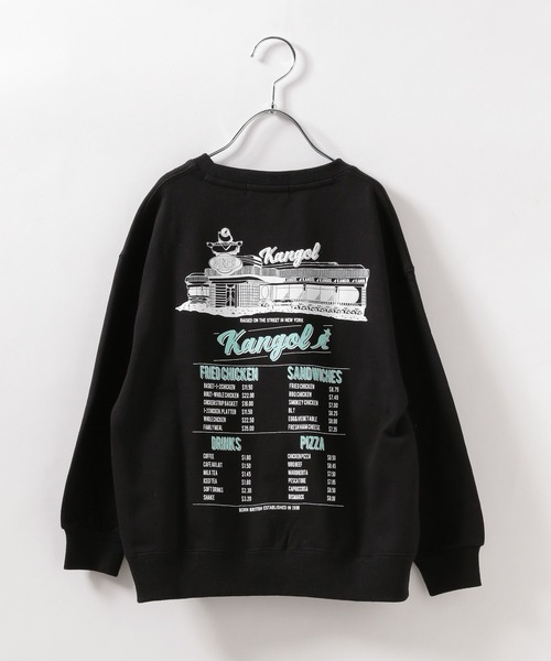 KANGOL（カンゴール）の「【KANGOL(カンゴール)】別注プリントプルオーバー(KIDS)（Tシャツ/カットソー・キッズ・ブラック/グリーン/ナチュラル・160cm/140cm/120cm/130cm/150cm）」の20枚目の写真