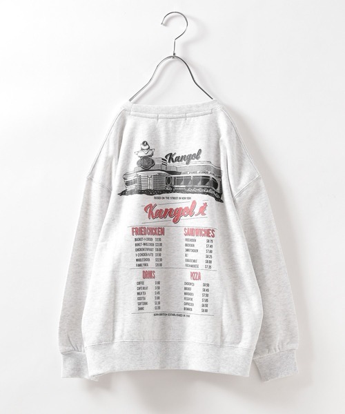 KANGOL（カンゴール）の「【KANGOL(カンゴール)】別注プリントプルオーバー(KIDS)（Tシャツ/カットソー・キッズ・ブラック/グリーン/ナチュラル・160cm/140cm/120cm/130cm/150cm）」の18枚目の写真