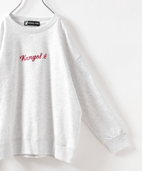 KANGOL（カンゴール）の「【KANGOL(カンゴール)】別注プリントプルオーバー(KIDS)（Tシャツ/カットソー・キッズ・ブラック/グリーン/ナチュラル・160cm/140cm/120cm/130cm/150cm）」の13枚目の写真