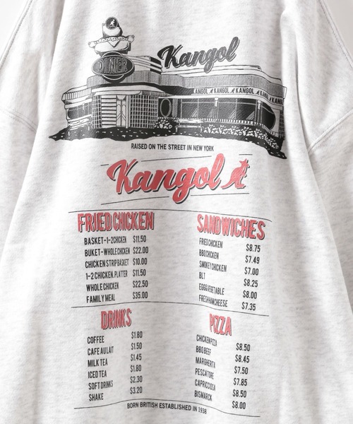 KANGOL（カンゴール）の「【KANGOL(カンゴール)】別注プリントプルオーバー(KIDS)（Tシャツ/カットソー・キッズ・ブラック/グリーン/ナチュラル・160cm/140cm/120cm/130cm/150cm）」の10枚目の写真