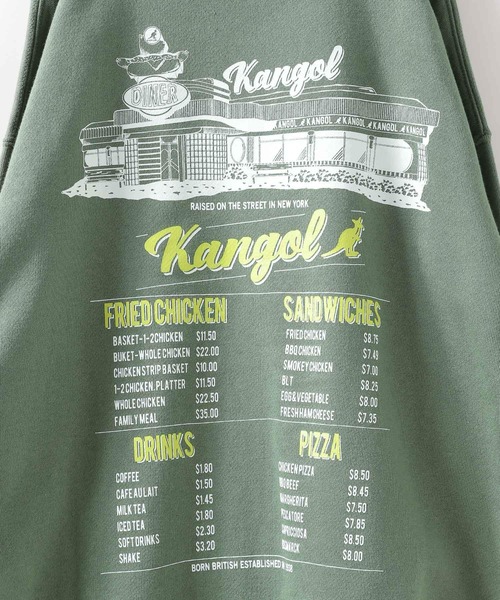 KANGOL（カンゴール）の「【KANGOL(カンゴール)】別注プリントプルオーバー(KIDS)（Tシャツ/カットソー・キッズ・ブラック/グリーン/ナチュラル・160cm/140cm/120cm/130cm/150cm）」の12枚目の写真