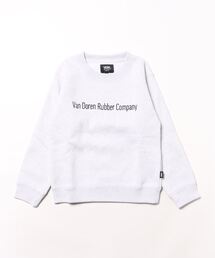 VANS | VANS ヴァンズ K EMB LETTERED C SWT スウェットクルー 124K5040400 ABC-MART限定 ASH(スウェット)