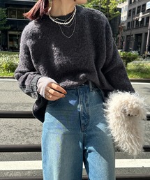 【WEB限定】リングヤーンクルーネックプルオーバー