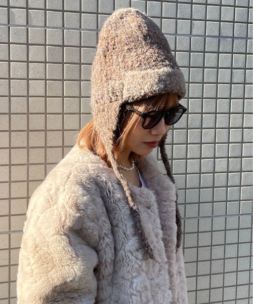 セール】【HIKA】グラデーションニットフライトCAP（ニットキャップ