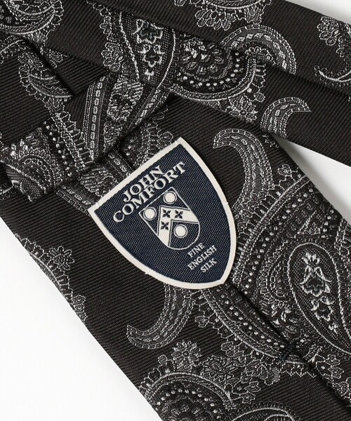 JOHN COMFORT（ジョンコンフォート）の「【JOHN COMFORT / シルク ペイズリー柄 ネクタイ】（ネクタイ・メンズ・ネイビー/ブラック/ブラウン/グリーン系その他5・ONE SIZE）」の6枚目の写真