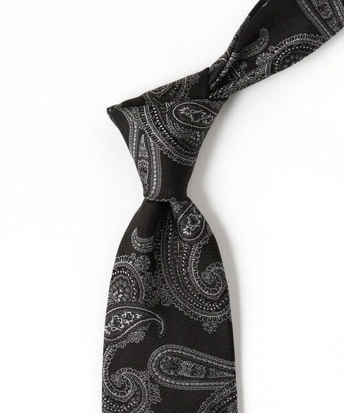 JOHN COMFORT（ジョンコンフォート）の「【JOHN COMFORT / シルク ペイズリー柄 ネクタイ】（ネクタイ・メンズ・ネイビー/ブラック/ブラウン/グリーン系その他5・ONE SIZE）」の7枚目の写真