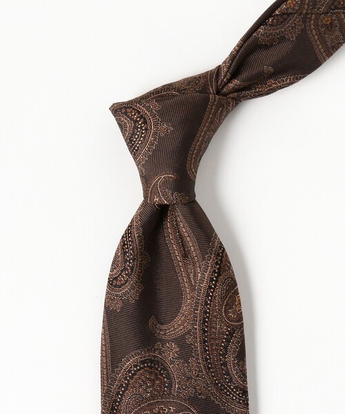 JOHN COMFORT（ジョンコンフォート）の「【JOHN COMFORT / シルク ペイズリー柄 ネクタイ】（ネクタイ・メンズ・ネイビー/ブラック/ブラウン/グリーン系その他5・ONE SIZE）」の10枚目の写真