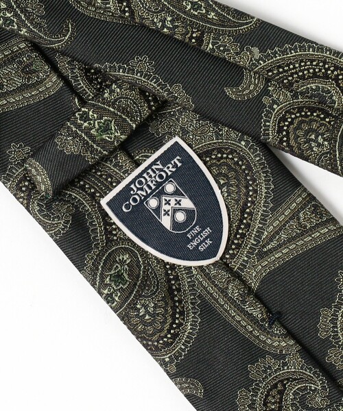 JOHN COMFORT（ジョンコンフォート）の「【JOHN COMFORT / シルク ペイズリー柄 ネクタイ】（ネクタイ・メンズ・ネイビー/ブラック/ブラウン/グリーン系その他5・ONE SIZE）」の12枚目の写真