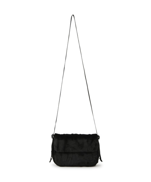 NIKE（ナイキ）の「【NIKE】フューチュラ 365 フェイクファー クロスボディバッグ (1L)（ショルダーバッグ・レディース・ブラック/ライトグリーン・FREE）」の15枚目の写真