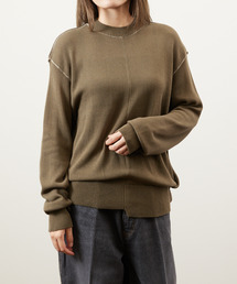 ニット セーター JANESMITH ジェーンスミス / LAYERED CREW NECK KNIT レイヤードクルーネックニット / 20WKN- JANESMITH ジェーンスミス / LAYERED CREW NECK KNIT レイヤード