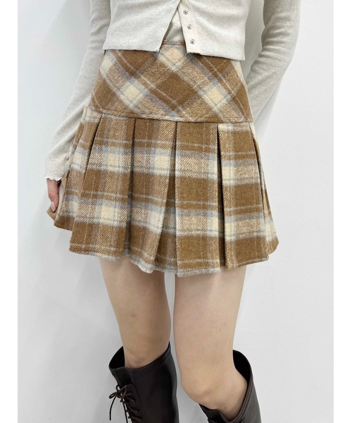 PHILLY（フィリー）の「【PHILLY】チェックボックスプリーツスカート（スカート・レディース・ベージュ/ブラック/レッド・FREE）」の17枚目の写真