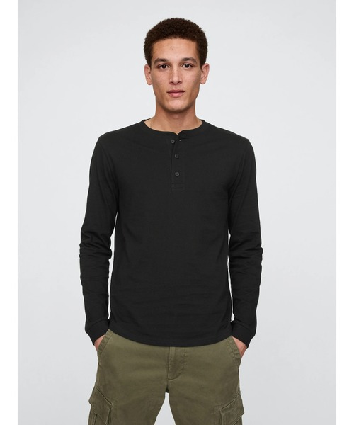 セール】エブリディ ソフト ラウンドヘム ヘンリーTシャツ（Tシャツ