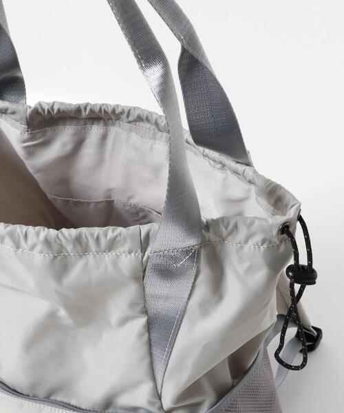 SENSE OF PLACE by URBAN RESEARCH（センスオブプレイスバイアーバンリサーチ）の「2WAYナイロンバックパック（バックパック/リュック・メンズ・チャコールグレー/グレー/ブラック・ONE）」の9枚目の写真