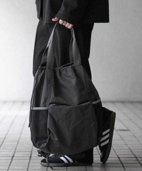 SENSE OF PLACE by URBAN RESEARCH（センスオブプレイスバイアーバンリサーチ）の「2WAYナイロンバックパック（バックパック/リュック・メンズ・チャコールグレー/グレー/ブラック・ONE）」の11枚目の写真