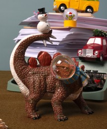 DULTON(ダルトン)のDINOGLOBE STEGOSAURUS/恐竜 クリスマススノードーム(インテリア雑貨)