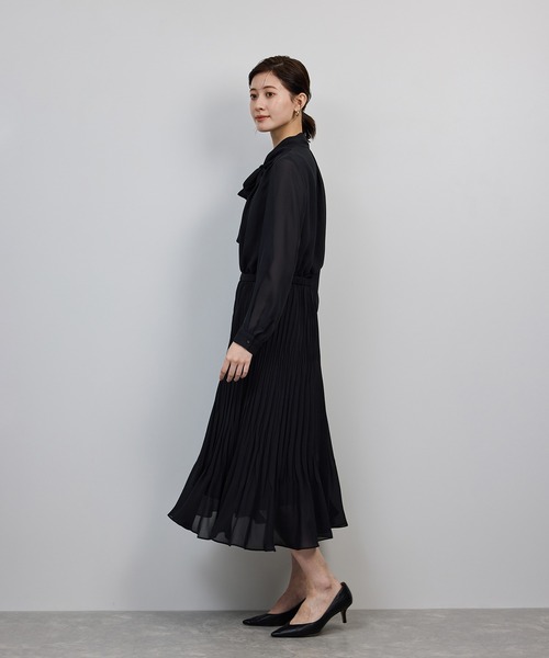 ジョーゼットシフォンプリーツワンピース・25AW（ワンピース）｜ROPE